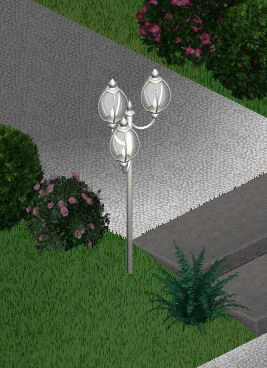 Animated Base of fancy street lamp